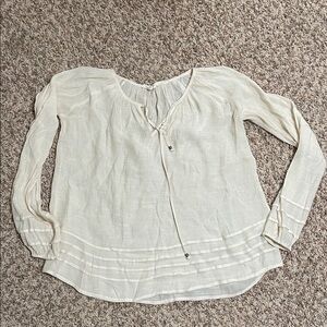 Chic Cream Women's Blouse